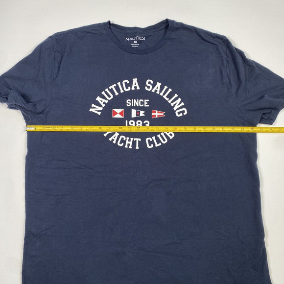 Nautica T-Shirts Set of 2 Gray & Navy Men's Size XXL Pre-Owned - Picture 9 of 13